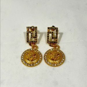 Authentic Versace Medusa Earrings